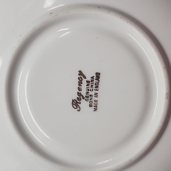 Regency English Setter Dog Pheasant Tea Green Cup Saucer Bone China England - Picture 7 of 7